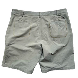 Adidas Shorts Chinos Golf light grayFlat Front Mens 38 Stretch